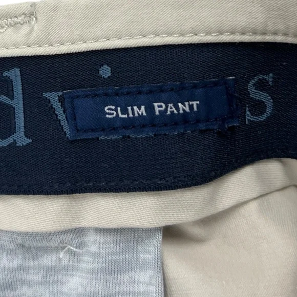 Vineyard Vines Mens 38 X 30 Pants Beige On The Go Performance Chino Casual EUC